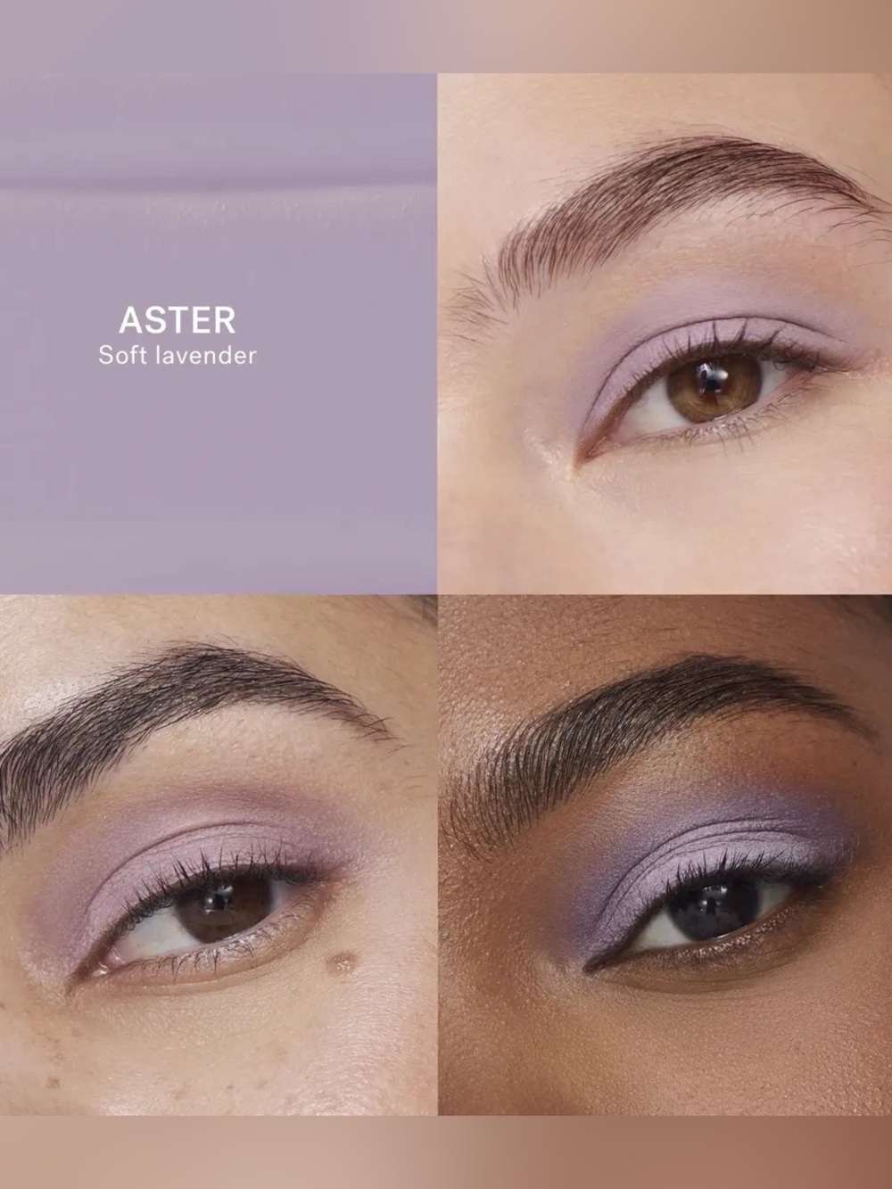 ILIA Aster Liquid Powder Matte Eye Tint- soft lavender, matte, brightening, cool